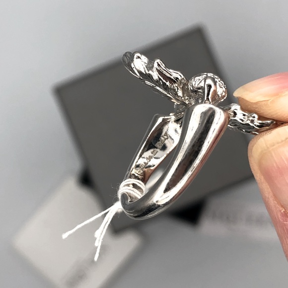 ALEXANDER MCQUEEN STERLING SILVER ACORN SKULL RING - Picture 11 of 15